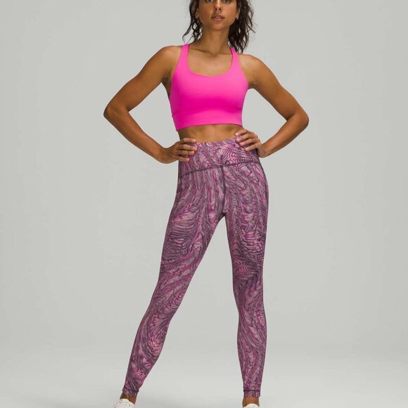 Lululemon Swift Speed High Rise Tight 28" Legging 4 Dimensional Sonic Pink Multi - Picture 1 of 13